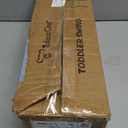 Talecogear Baby Swing  Outdoor & Indoor, Cozy Toddler Swing for Backyard, Hanging Swing Seat Chair, Cotton Canvas & Beech Wood Frame, Safety Harness, Mounting Hardware Included (White)