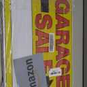 Double-Sided Garage Sale Signs & Directional Arrow Signs -9Pack Sets with Metal Stakes - Waterproof Reusable Yard Signs for Outdoor Sales Events