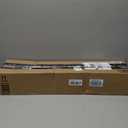 2 Pieces PVC Drawer Hanging File Rails Black Cabinet Rails for Hanging 1/2 Drawer Sides Letter Size File Storage Folder Organizer(for 3/4 Inch-wide, 24 Inch)