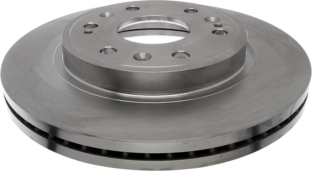 ACDelco Silver 18A1705A (19241834) Non-Coated Front Disc Brake Rotor
