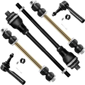 SCITOO 6pcs Suspension Kit 2 Sway Bar Links 2 Outer 2 Inner Tie Rod Ends for Cadillac Escalade EXT for Chevrolet Avalanche 1500 02-06 Silverado 1500 for GMC Sierra 1500 99-06 Tahoe Yukon 01-06 4WD