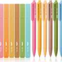 Mr. Pen- Aesthetic Highlighters and Gel Pens, 12 Pack, Bright Colors No Bleed, Colorful Ink, Cute Pens for Bibles (Boho)