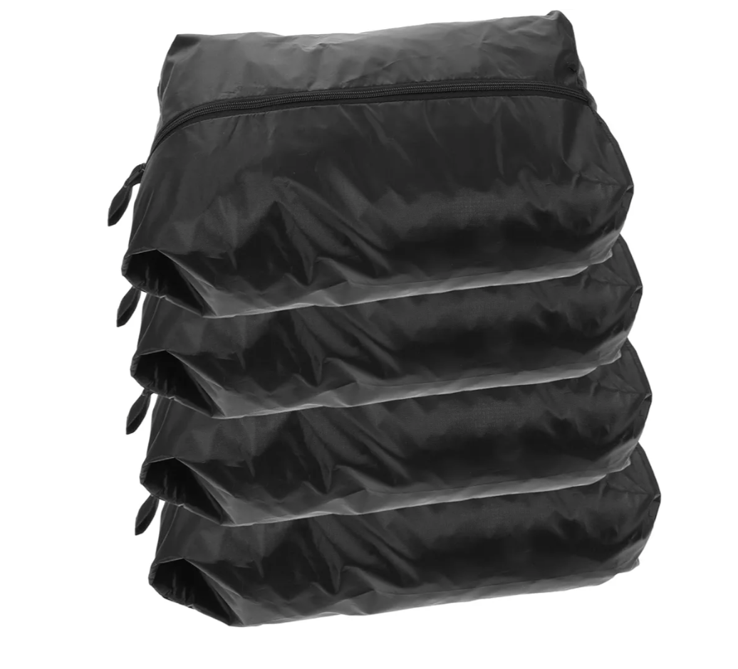 4pcs Travel Packing Cubes Shoe Bag Garment Bags for Compression Packing Portable Storage