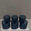 Large Hobnail Drinking Glasses Set of 6,15oz Blue Vintage Glassware,Embossed Glass Cups,Water Tumbler,Highball Glasses For Beer, Juice And Various Mixed Drinks