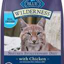 Blue Buffalo Wilderness Nature's Evolutionary Diet High-Protein, Grain-Free Natural Dry Food for Adult Cats, Chicken, 4-lb. Bag (4 Pound (Pack of 1))