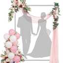 Wedding Arch Stand, 7x4FT Arch for Wedding Ceremony, Square Backdrop Metal Stand Frame Heavy Duty for Party, Garden, Anniversary, Baby Shower, Outdoor, Indoor, Rectangle Archway for Balloon Decoration