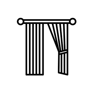 Door Curtain Panels 47x41 Inch Clear 10 Packs