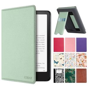 CoBak Stand Case for Kindle Paperwhite 12th Gen (7", 2024, SA568B SA569P) and Kindle Colorsoft Signature Edition – Not for 6.8" and 6" Models, Hand Strap, Auto Sleep Wake, Hard Shell, Snut Fit, Sage