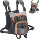 QulayQualy Fly Fishing Pack - Chest Pack with Work Station Lightweight Tackle Fishing Bag with Quick-Release