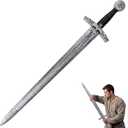 Kendane Knight Sword Plastic Medieval Sword Halloween Cosplay Costume Prop