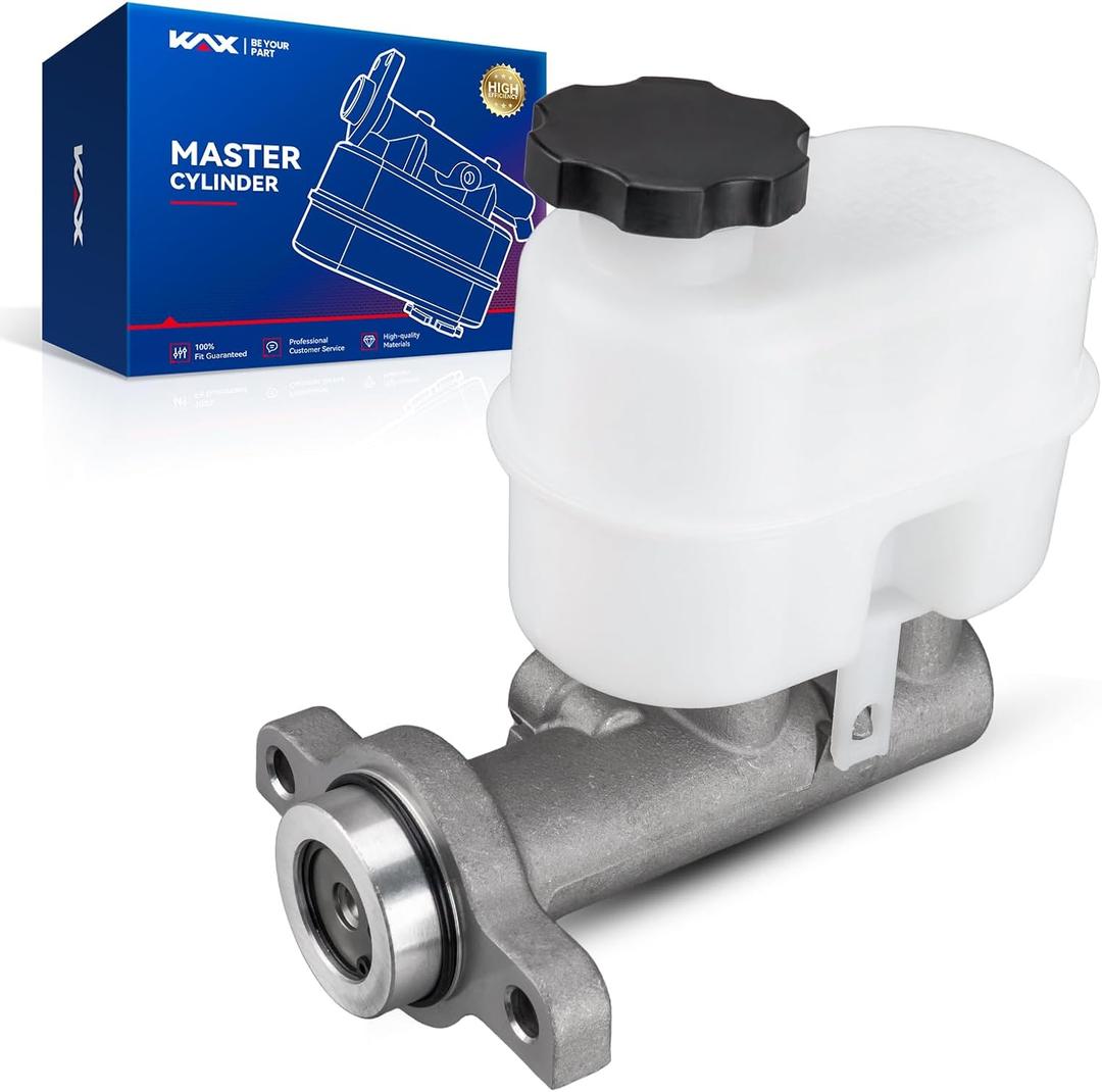 KAX Brake Master Cylinder with Reservoir for 2009-2014 Silverado 1500; Sierra 1500; Tahoe; Suburban 1500, OE Replacement, High Performance Aluminum Body, Replaces OEM Part# M630508