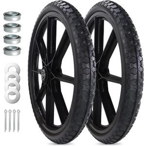 20x1.95" Replacement Flat-Free Tire for Wheelbarrow Wheel Carts,Big Wheel Utility Carts