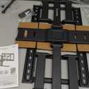 monTEK Ultra Slim TV Wall Mount for 43-90 Inch TVs | 1.1" Thin Low Profile Full Motion Bracket | Dual Swivel Articulating Arms with Tilt | Max VESA 600x400mm | Holds 132lbs | Fits 16"/18" Studs