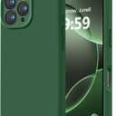 LOVE 3000 Designed for iPhone 16 Pro Max Case, Premium Silicone with [Soft Anti-Scratch Microfiber Lining] Shockproof Protective Phone Case for Men Women Girls 6.9", Green