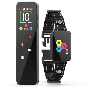 Shock Collar 1254FT IP1.2 Waterproof 2.3 Training Modes Beep Vibration Shock Mode Top huilv