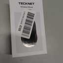 TECKNET Bluetooth Mouse with Screen, [ BT5.2+BT5.0+2.4G ] Wireless Mouse, Type-C Rechargeable with LED Screen Display, 4800DPI Computer Mice, Silent Click, Tri-Mode for Laptop, Computer, iPad, MacBook