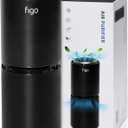 Figo 8th Gen Ionic Air Purifier, Filter-Free Compact Air Cleaner for Home & Car, Quiet Portable Odor Reducing Air Purifier for Small Spaces, Bedroom, Dorm Room, Desk