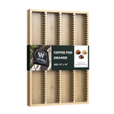 for Nespresso Vertuo Capsules - Premium Bamboo Coffee Pod Drawer Insert Organizer for Counter (40 Big or 52 Small pods)