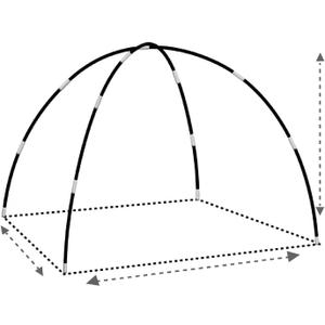 Kids Tent Poles Replacement Poles for Kids Tent Indoor & Outdoor Kids Play Tent Poles Fiberglass Poles Child Tent Poles for Girls and Boys,Length132(S) (Large)