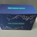 2 Pack Solar Lanterns Outdoor, Birthdays Gifts for Women Mom Grandma, Metal Waterproof Hanging Hollow Out Garden Decorative Solar LED Light for Yard, Patio, Lawn, Porch, Backyard (Hummingbird)