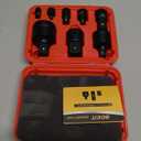 BOEN 8 Piece Impact Socket Adapter and Reducer Set, 1/4" 3/8" 1/2" 3/4" Drive Socket Adapter Set with Durable Case for Impact Driver Conversions (Upgraded) (8PCS CR-MO)