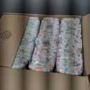 The Honest Company Comfort Dry Disposable Diapers for Sensitive Skin, Hypoallergenic, Fragrance-Free, Multi-Colored Giraffes + Barnyard Babies, Super Club Box Size 2 (12-18 lbs), 124 Count