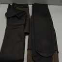 NexiEpoch 2 Pairs Fleece Lined Tights Women - Pantyhose Sheer Black Thick Dress Thermal Warm Fake Leggings for Winter, Black, L-XL