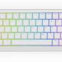EPOMAKER HE68 Lite Hall Effect Gaming Keyboard, 8k Polling & 128K Scan Rate, 0.01mm Adjustable Trigger, 0.125ms Latency, 5-Layer Sound-Dampened, Snap Key, SOCD, A-RGB, Wired, Mac Software (White)