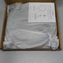 EOSAHR Round Pine Wooden Display Riser - Beaded Wood Riser for Small Plant Stand & Sink Sponge Holder, Perfume Display Stand - Rustic Kitchen Counter Organizer, Boho Chic Room Decor (Green)