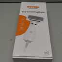 2-in-1 Dog Hair Dryer with Slicker Brush for Small-Sized Dogs and Cats | Pet Hair Dryer | Dog Blow Dryer | 300 Watts, 75-85 dB, Adjustable Temperature, Overheat Protection