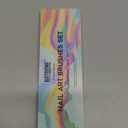 Artdone Nail Dotting Tools 6PCS Double-ended Nail Art Brushes Kit Nail Art Gel Polish Liner Brushes Design Pen For Nail Drawing And Nail Paint Brushes Small Detail Brushes (Black)