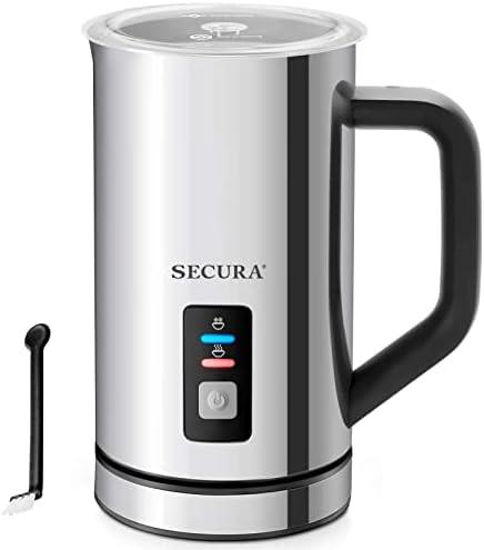Amazon.com: Secura Milk Frother, Electric Milk Steamer Stainless Steel, 16.9oz/500ml Automatic Hot and Cold Foam Maker and Milk Warmer for Latte, Cappuccinos, Macchiato, 120V: Home & Kitchen