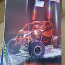 Nilight 2PCS 6FT Spiral RGB Led Whip Light with Spring Base Chasing Light RF Remote Control Lighted Antenna Whips for Can-Am ATV UTV RZR Polaris Dune Buggy Offroad Truck