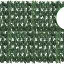 Artificial Ivy Privacy Fence Wall Screen,240X40in Privacy Fence Panels Privacy Fencing Faux Greenery Backdrop Ivy Vine Leaf Hedges Grass Fence Panels for Patio, Balcony, Garden, Backyard