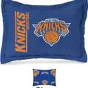 Northwest NBA Quilted Throw Blanket with Sham, Soft Cozy Bedding, All Seasons, 60 x 80 inches  New York Knicks, 60" x 80"