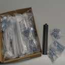 Goldenwarm 20 Pack 5 Inch Kitchen Cabinet Handles Matte Black Drawer Pulls for Bathroom Black Cabinet Handles Dresser Drawer Hardware