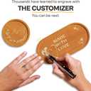 Customizer Engraving Pen (Formerly Culiau): Ultimate Cordless Portable Tool for Artists & DIYers - Engrave 50+ Surfaces - Beginner Friendly - Rechargeable - Free 30 Bits & Mastery Guide