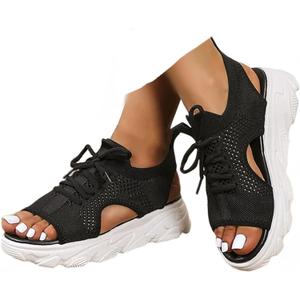 Orthopedic Sandals for Women 2026 Summer Dressy Arch Support Walking Comfortable Breathable Open Toe Sport Sandals, Size 8