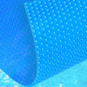 Abimars 16 Mil Solar Pool Cover with UPF 50+ UV Protection, 12’ x 24’ Rectangle Pool Solar Blanket for Inground & Above Ground Pools, 1600 Series, Heat/Chemical Resistant Cover, Blue