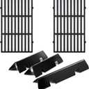 Spirit Grill Replacement Parts 7637 Grates 7635 Flavorizer Bars for Weber Spirit and Spirit II 200 Series Grills with Front Mount Controls E-210 E-215 E220 S210 S-215 S220 II E-210 II S-210 E210