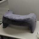 OMOTON Reading Pillow for Lap Desk, Upgrade Extra Large Gaming Pillow for Adult, Perfectly Fitting Your Body Memory Foam Arm Rest Pillow for Reading, Working, Playing in Bed Sofa (Deep Grey