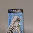 Multi Charging Cable 6FT 2Pack Multi Charger Cable 4 in 1 Universal Multiple USB Fast Charging Cord with Type-C, Micro USB Port for Most Cell Phone, Tablets