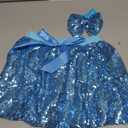 Cilucu Baby Girls Skirts Sparkly Sequin Kids Birthday Party Skirts Girls Princess Mini Skirts (5T, Pink)