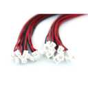 FainWan 20 Pairs JST 1.25mm 2 Pin Micro Male Female Connector Plug 80mm Wires Cables