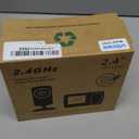 Baby Monitor with Camera and Audio, Video Baby Monitor No WiFi Night Vision 2.4" LCD Screen Portable Baby Camera Monitor Alarm Lullaby Temperature Sensor and 1000ft, Ideal for Baby/Elderly/Pet