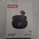 A10 Pro Wireless Earbuds, Bluetooth Headphones HiFi Stereo 50H Playback LED Digital Display Ear Buds with 10 Meter Bluetooth Connection, IPX7 Waterproof Earphones for Gym/ Running/ Work - Black