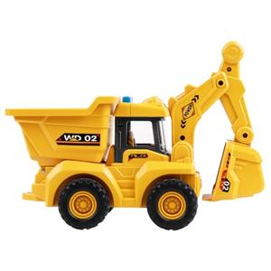 11" Dump Truck Toy, 1: 18 Scale, Inertia-Powered Dump Truck, with Realistic Lights, Rumbling Action, Anti-Slip Tires, Sturdy Plastic – Toy Truck Indoor & Outdoor Sandbox Vehicle for Kids Ages 3+