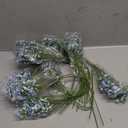 Yastouay Babys Breath Artificial Flowers, 30Pcs Fake Babys Breath Flowers Artificial Bulk, Real Touch Faux Babies Breath Gypsophila Bouquet for Wedding Centerpiece Floral Arrangement Party Decor (Blue)