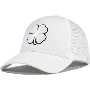 Clover Hats for Men Women, Black Lucky Golf Baseball Cap,4 Leaf Hat,Embroidery Cap