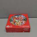 72 Pieces Shimmery Jumbo Christmas Floor Puzzle for Girls 35 46 Age Floor Puzzles for Boys and Girls Large Round Floor Jigsaw Puzzles (Christmas)